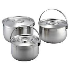 cook power 鍋寶 Eternal系列 316不鏽鋼調理鍋具組 附蓋, 1套, 三鍋六件組, 銀色