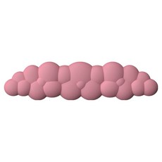 마루나루 프리미엄 편안한 키보드 손목 받침대, 로즈, 1개