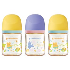 더블하트 PPSU 젖병 트리플팩, 스프링썸머, 160ml, 1세트