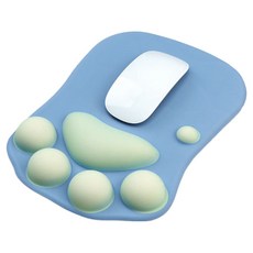 마루나루 심플 편안한 손목 받침대, 스카이블루, 1개