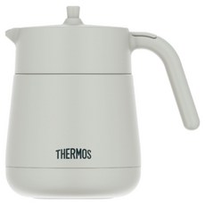 써모스 보온보냉 테이블 티포트 TTE-700K, 써모스 TTE-700K-라이트그레이 LGY, 700ml, 1개