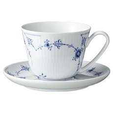 로얄코펜하겐 코펜하겐 컵 240ml + 소서 세트, 블루, 1개