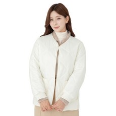 BASE ALPHA ESSENTIALS 女款寬鬆版型外口袋菱格紋絎縫夾克