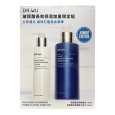 DR.WU 達爾膚 玻尿酸長效保濕加量限定組 120 + 250ml, 1套
