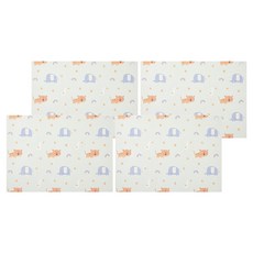 上手家居 一次性餐墊紙 寵物餐墊/防水餐墊/防油墊/桌墊紙, 1套, 4個裝, 小動物