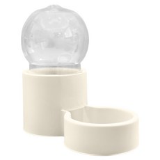 毛皇上 太空艙自動飲水器, 1個, 米色, 800ml