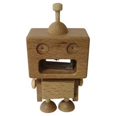 木匠兄妹 機器人削筆器 Robot, 1個, 木色