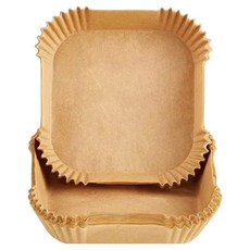 힘멜 에어프라이어 전자렌지 종이호일 사각, 100개, 1개입, 20cm