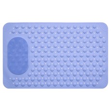 Hanbomnuri 浴室防滑洗腳墊, 藍色, 1個