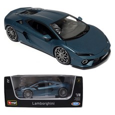 bbUrago 1：18 藍寶堅尼 Temerario 壓鑄模型車 汽車公仔, 藍色, 1個