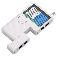 YTEK 專業用分離式網路線測試儀 BNC USB RJ45 RJ11 白色 143mm YT-LTM, 1個