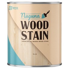 KCC페인트 누구나 우드스테인 페인트, 오크, 1개, 2L