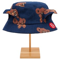 베베드피노 아동용 올오버레이시 면 데님버킷햇 BP43AH302