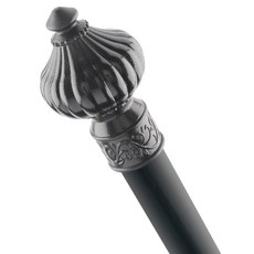 home de-reve 頂級窗簾桿 Mipa 25mm, 黑色