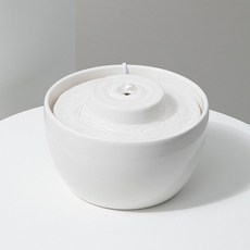 DUIT 반려동물 웨이브팟 급수기 A타입, 화이트, 1개