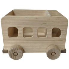 木匠兄妹 Bus BuBu 收納盒, 1層, 原木色