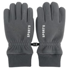 JAYPARK 冬季觸控螢幕運動手套 左右手套組, 灰色, 1套
