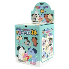 PINKFOOT 第26彈 斑點狗 好擦拭的橡皮擦, 混合顏色, 1盒