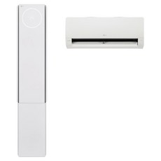 LG전자 인버터 56.9㎡ (17.2평) + 18.7㎡ (5.7평) 휘센 오브제컬렉션 뷰I 2in1 에어컨 3시리즈 FQ17FV3EN2 FQ17FV3EDN 방문설치, 일반배관형