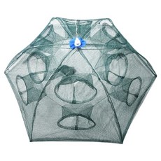 SAPA 六角12孔傘形自動蝦籠, 混合色