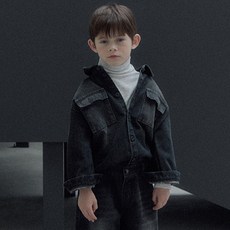 ROANJANE 兒童款老鷹丹寧襯衫