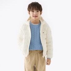 Tommy Hilfiger 兒童中性連帽輕量羽絨外套