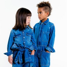 nununu 丹寧按扣襯衫 NU3642 NU23SH301