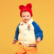 BEBE DE PINO 幼兒蕾絲絨毛鋪棉夾克 BP43JP117