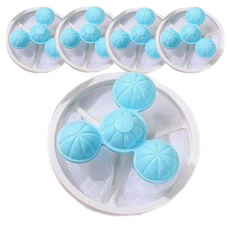 하이엉클 세탁기 머리카락 먼지제거 거름망, 5개, 블루