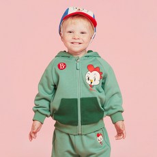 BEBE DE PINO 嬰幼兒用 Lécol 連帽拉鍊外套 BP33JD113