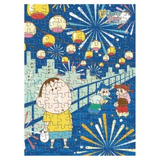 학산문화사 짱구 마츠리의 친구들 직소퍼즐, 150피스, 혼합색상, 1개