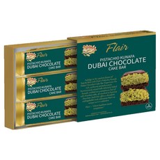 Flair 杜拜巧克力蛋糕禮盒組 開心果, 165g, 1組