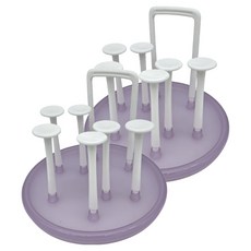 operng 歐朋 組合式茶杯架 圓徑 23.5x20cm, 2個, 顏色隨機