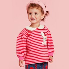 베베드피노 유아용 마틴 스트라이프 퍼프 티셔츠 BP33TC226