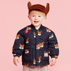 BEBE DE PINO 嬰幼兒 All Over Tigre 絎縫外套 BP33JP107