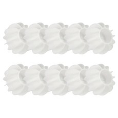하이엉클 엉킴방지 실리콘 세탁볼 대형, 10개, 화이트