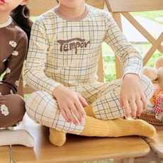 EYOUMONG 兒童寬鬆版型圖案居家服 長袖 + 長褲套組 E5W166