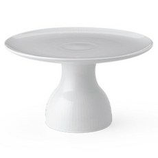 로얄코펜하겐 플레인 디쉬 온 스탠드, 화이트, 1개, 20cm
