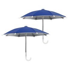 노이원 야외촬영 휴대폰 전용 촬영우산 코발트블루 27cm, 2개