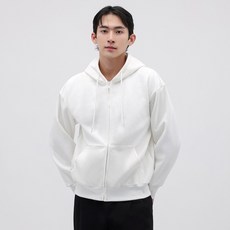 Elsso 男士時尚寬鬆Oversize版型日常基本款連帽拉鍊外套