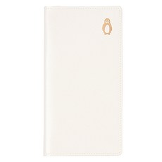 Minibus 2026 動物園子彈筆記口袋串珠手帳 企鵝, 象牙白, 1個