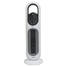 ROMEO 直立式遙控陶瓷電暖器, 白色, LHT-2808