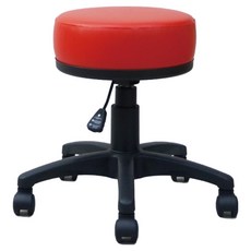辦公圓椅 台灣製 CC-02, 紅色
