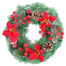 Mabso商店 聖誕樹門掛裝飾品 BRP1720, 2號, 1個