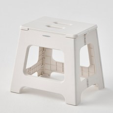 한샘 핸디 원터치 접이식 폴딩 스툴 M, 화이트, 1개