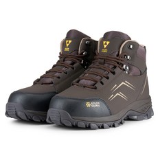 KOAN SAFETY 綁帶式內側拉鍊寬版護趾頭輕量安全鞋 KS-607