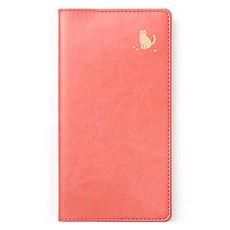 미니버스 2026 동물원 비즈 포켓 다이어리 야옹이, 코랄 핑크, 1개