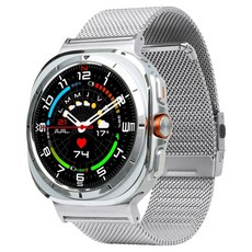 apin Galaxy Watch 網眼米蘭尼斯金屬錶帶, 銀色, 1個