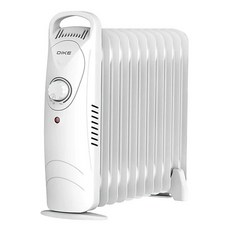 DIKE 11葉片式 油燈恆溫電暖器暖氣機, HLE600, 白色