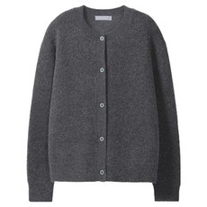 Raymon 男士圓領短版針織開襟衫